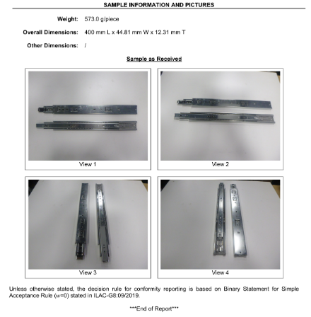 PASS SGS TEST